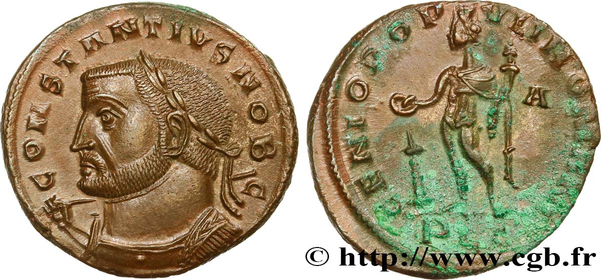 CONSTANTIUS I Follis ou nummus fST/fVZ