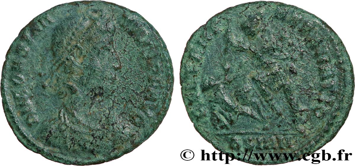 CONSTANTIUS II Maiorina réduite, (PB, Æ 3) VF