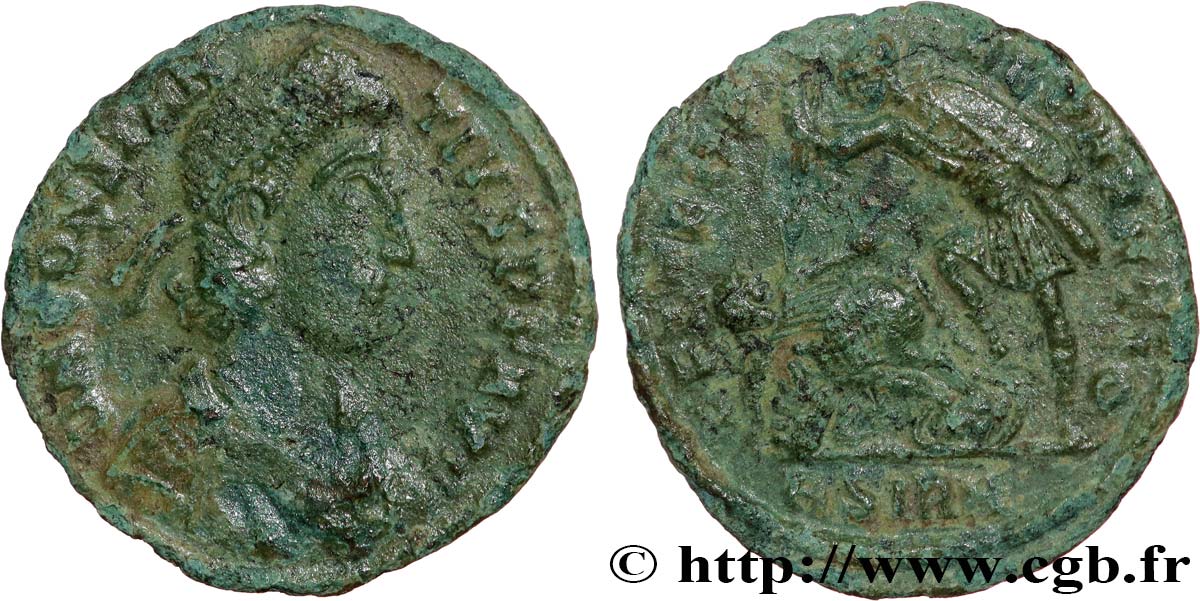 CONSTANTIUS II Maiorina réduite, (PB, Æ 3) fSS/SS