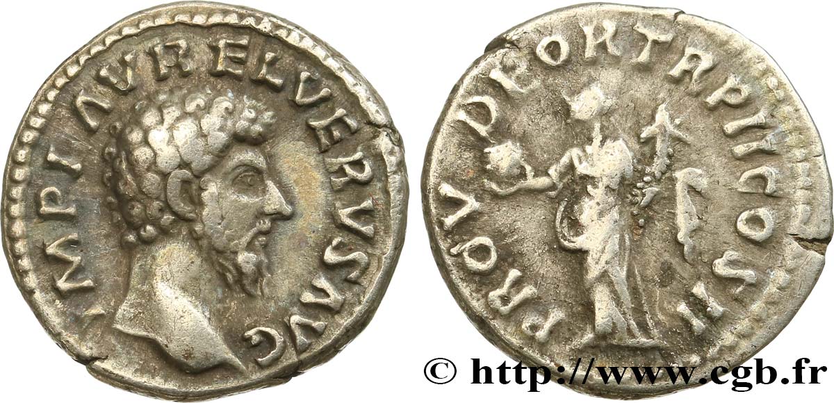 LUCIUS VERUS Denier XF