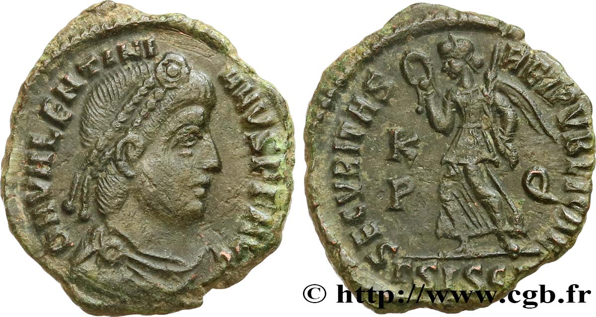 VALENTINIANUS I Nummus, (PB, Æ 3) VZ