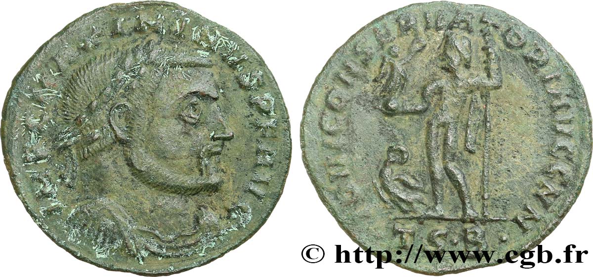 MAXIMINUS II  Follis ou nummus AU/XF