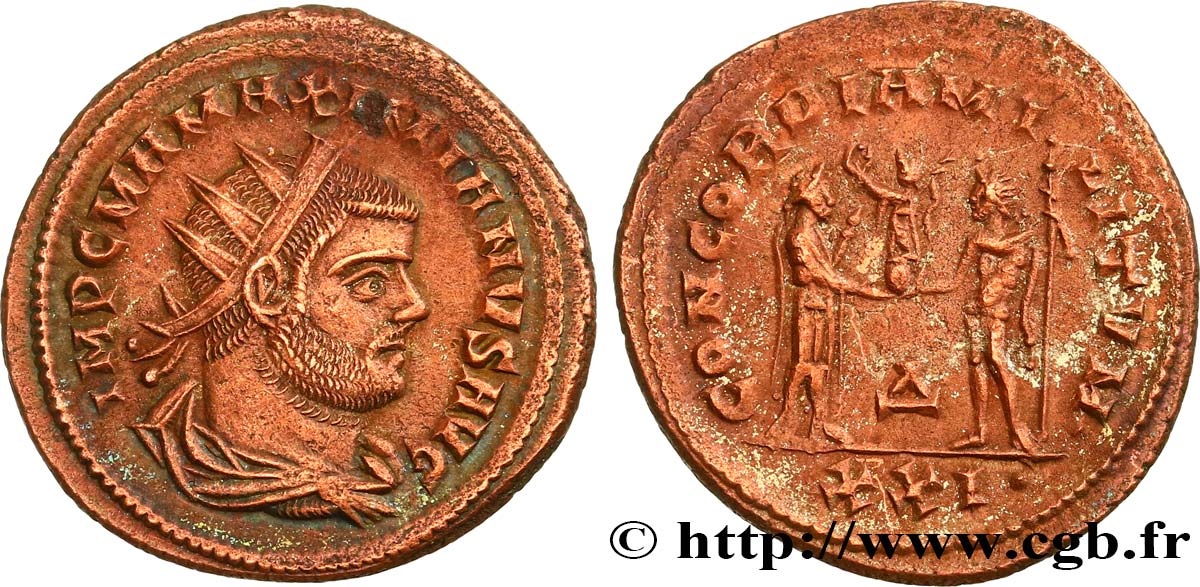 MAXIMIANUS HERCULIUS Aurelianus AU/XF