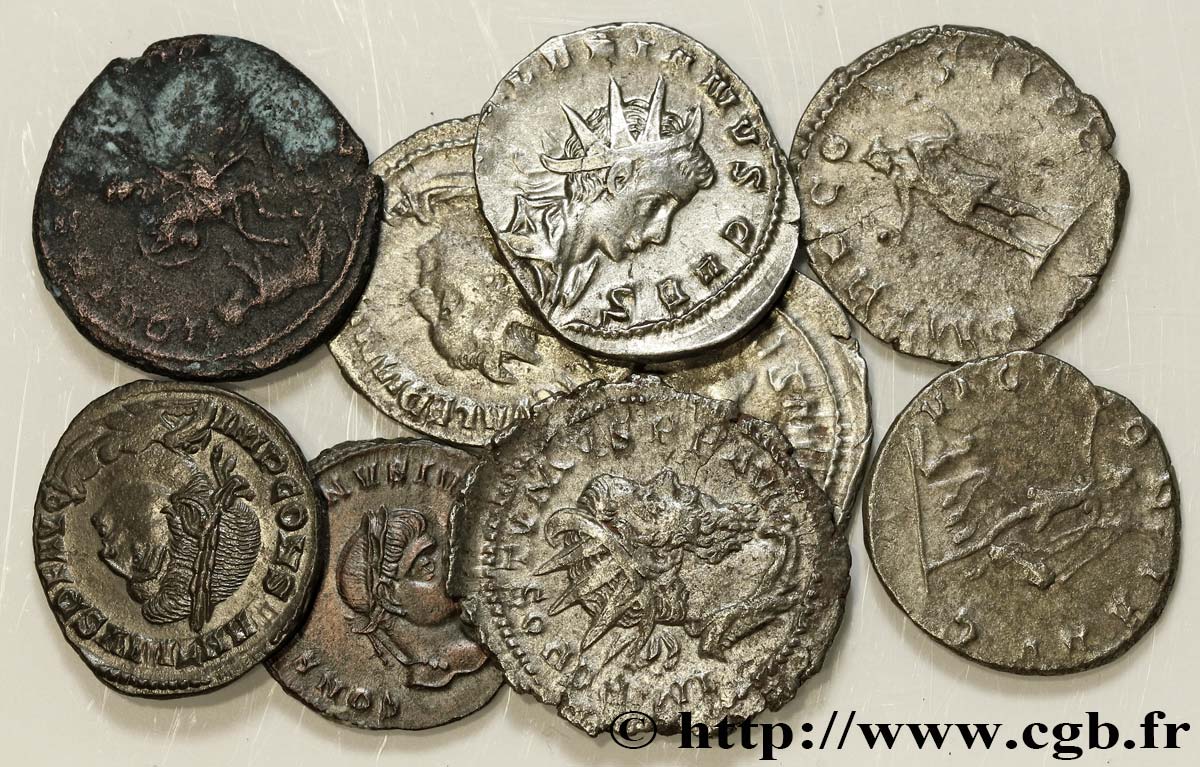 LOTS Lot de 9 monnaies lot