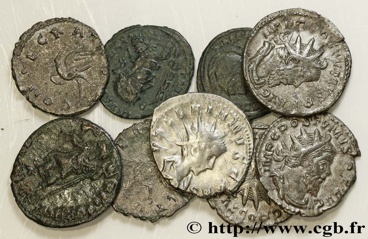 LOTS Lot de 9 monnaies lot