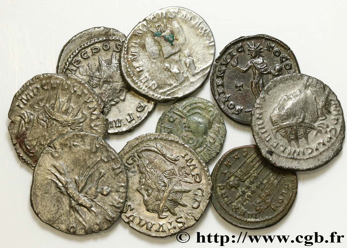 LOTS Lot de 9 monnaies lot