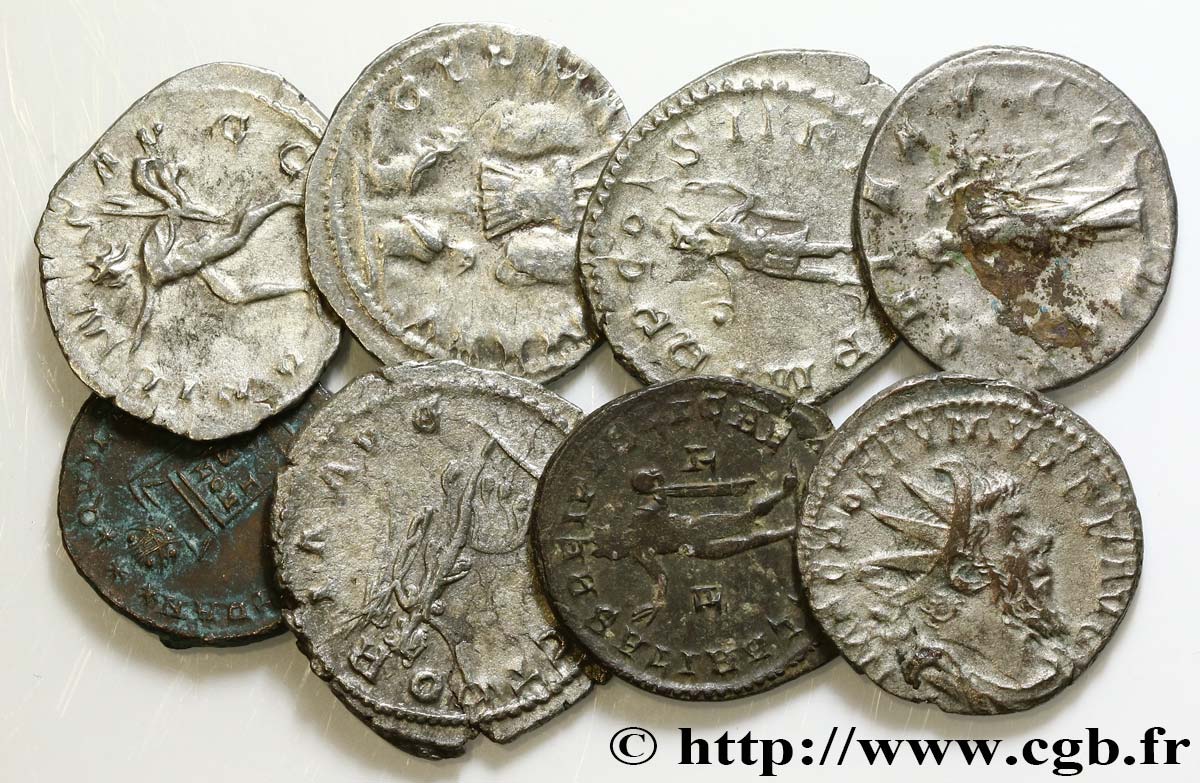 LOTS Lot de 8 monnaies lot