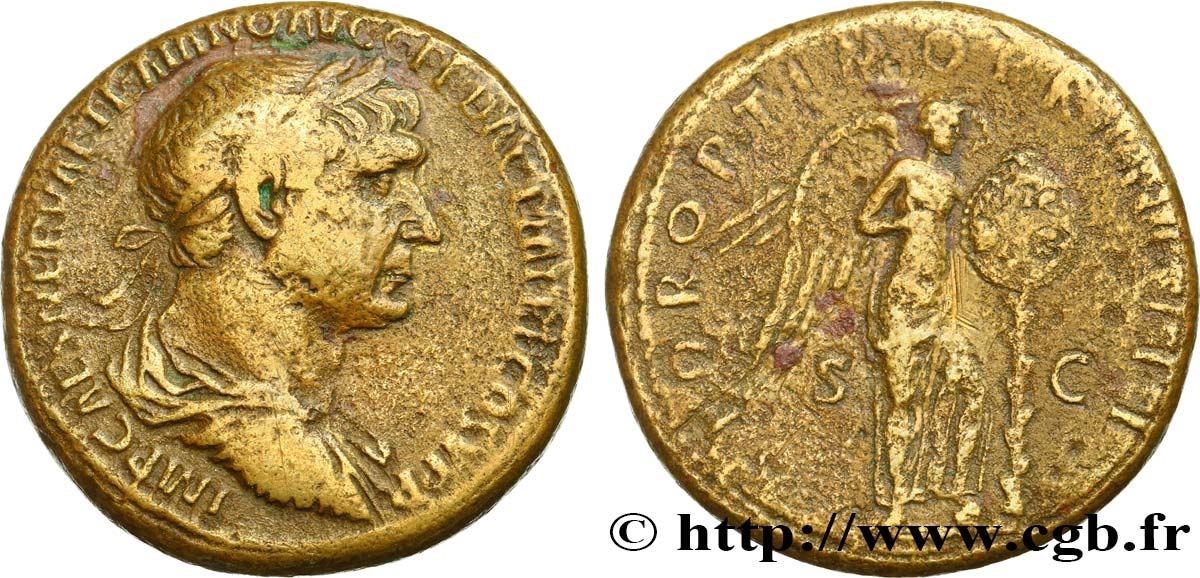 TRAJAN Sesterce TB+