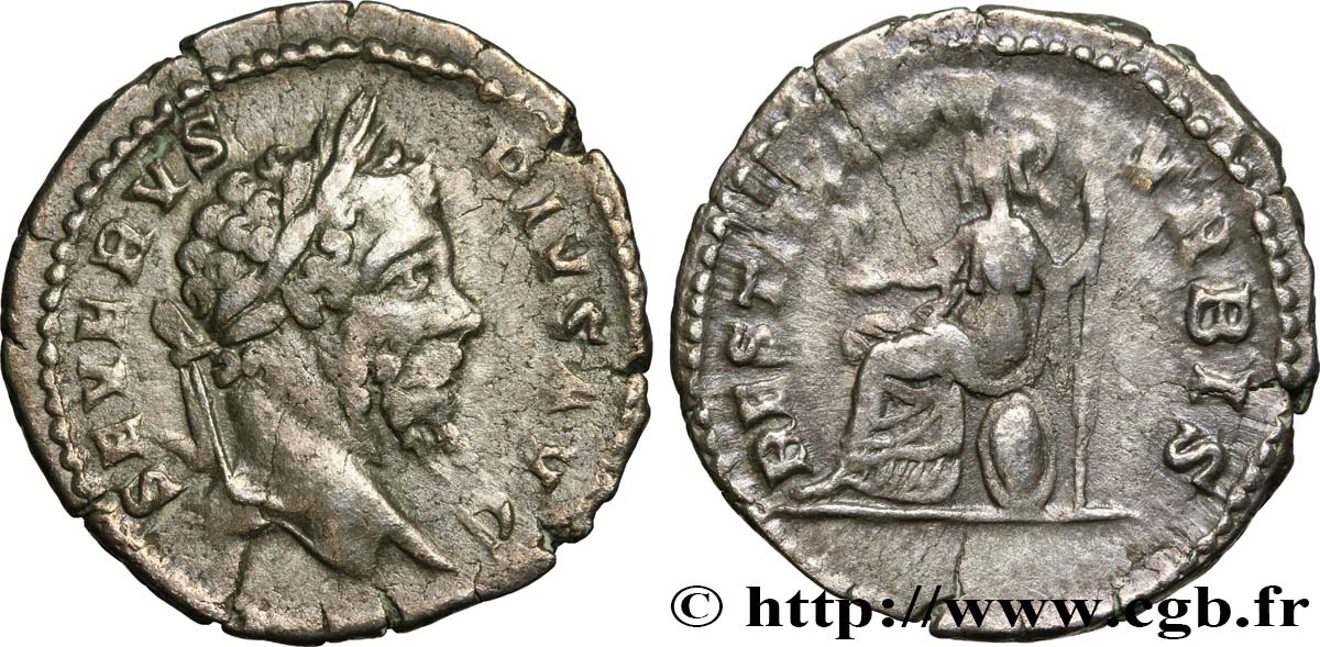 SEPTIMIUS SEVERUS Denier XF