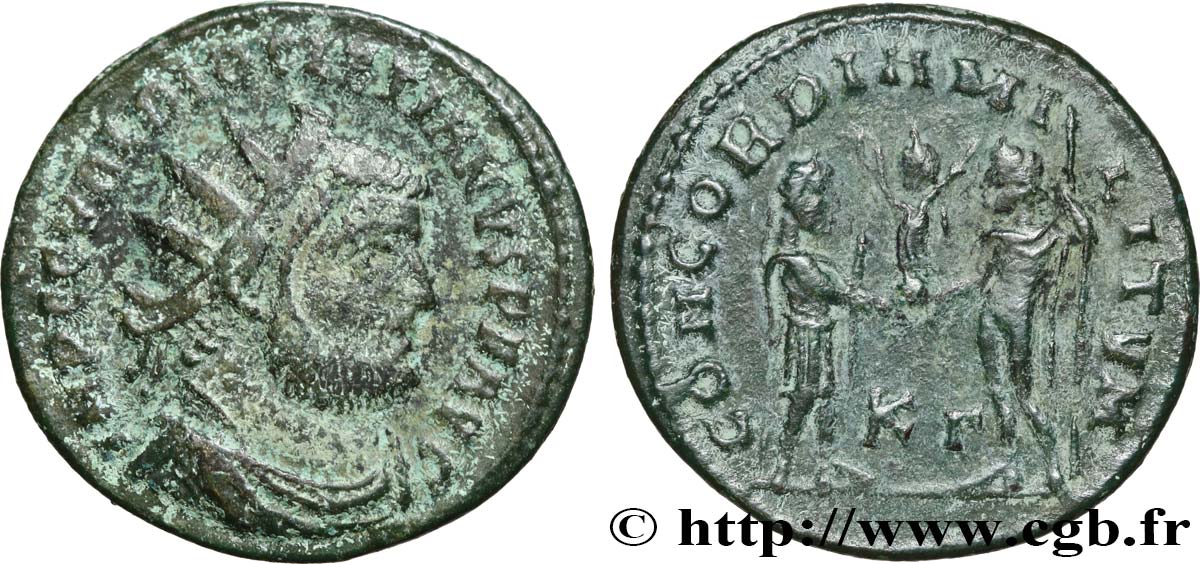 DIOCLETIAN Pseudo ou néo-aurelianus XF