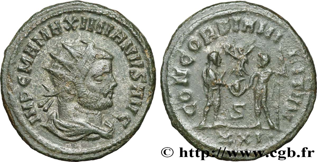 MAXIMIANUS HERCULIUS Aurelianus XF
