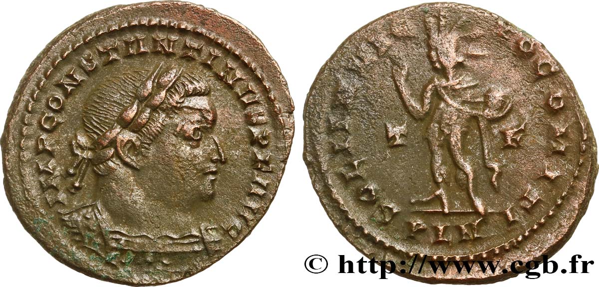 CONSTANTIN Ier LE GRAND Follis ou nummus TTB/TB+