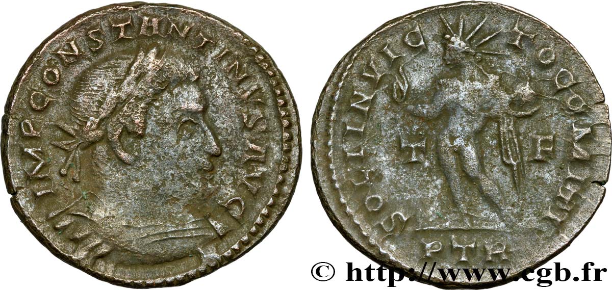 CONSTANTINE I THE GREAT Follis ou nummus VF