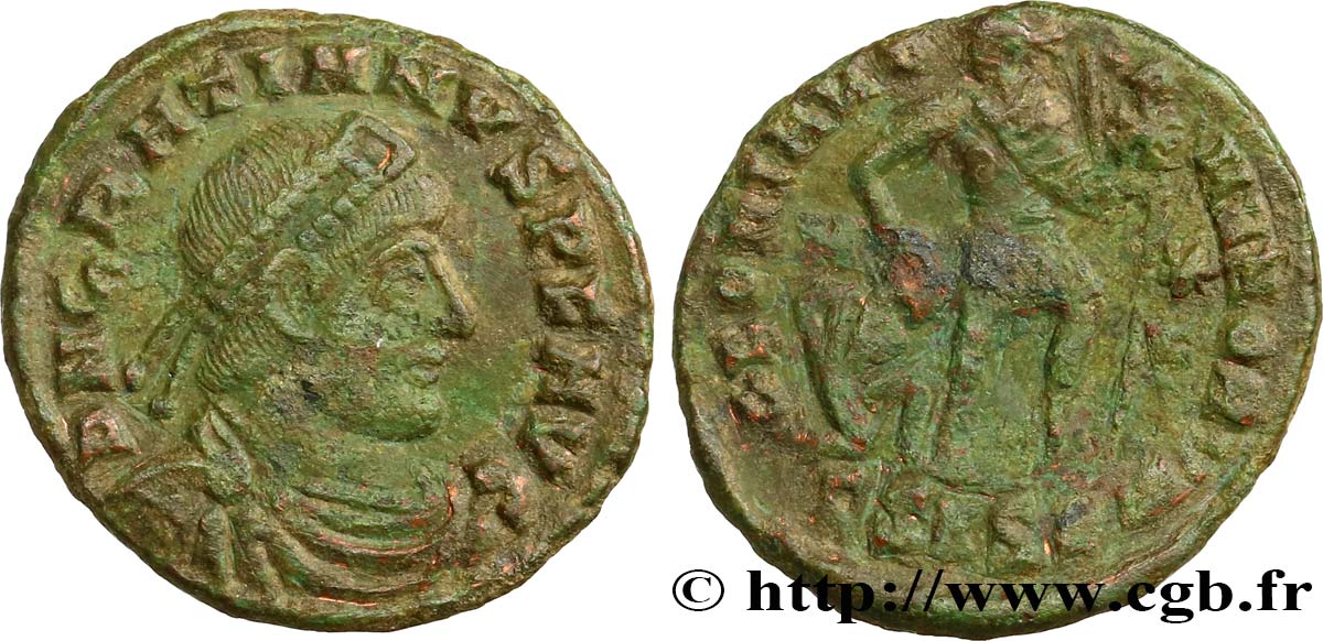 GRATIEN Nummus, (PB, Æ 3) TTB
