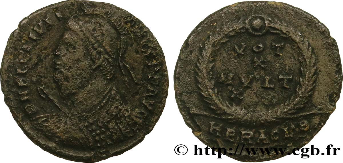 IULIANUS II DER PHILOSOPH Maiorina ou nummus, (PB, Æ 3) SS