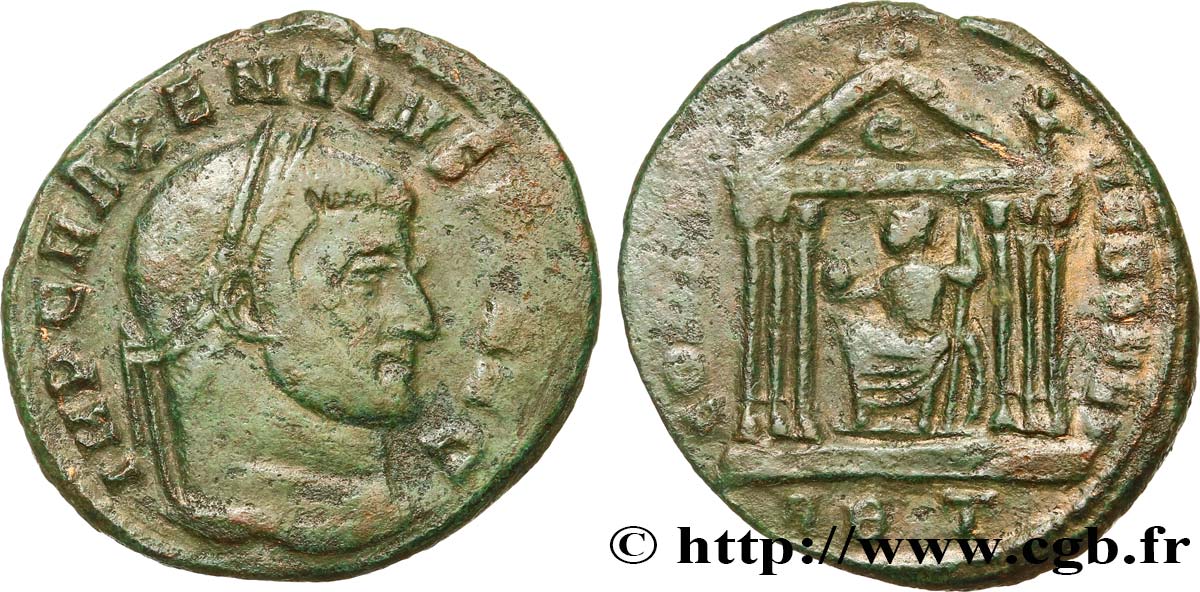 MAXENTIUS Follis ou nummus VF