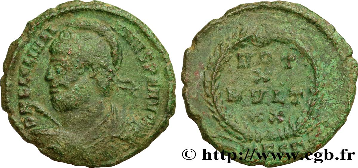 JULIANO II EL FILÓSOFO Maiorina ou nummus BC+