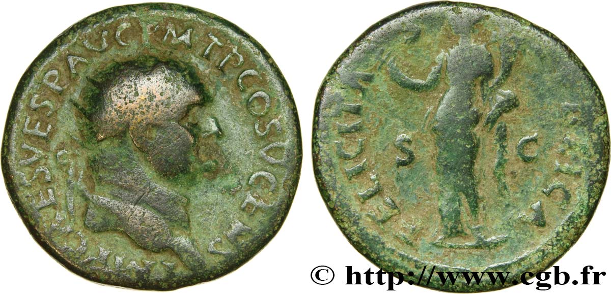 VESPASIEN Dupondius TB+