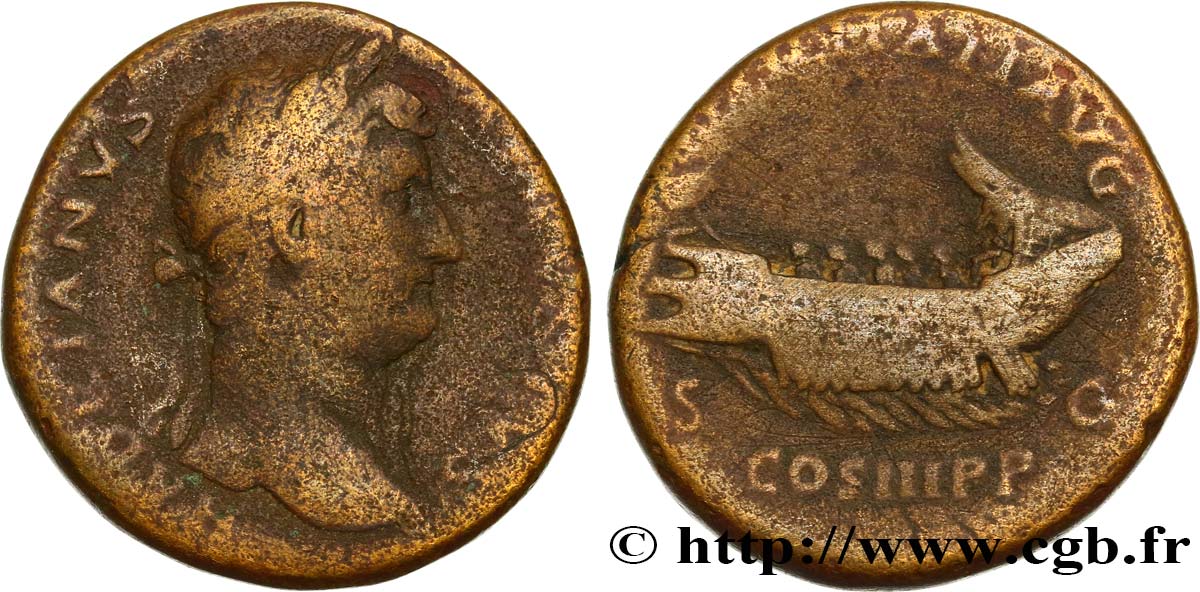 HADRIEN Sesterce TB+