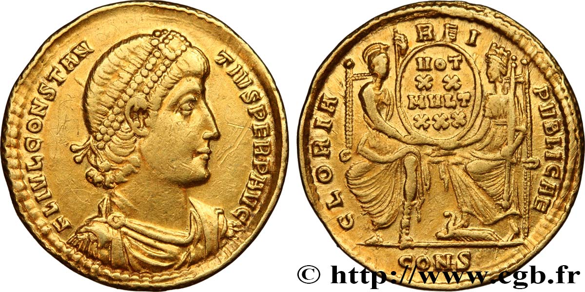 CONSTANTIUS II Solidus AU