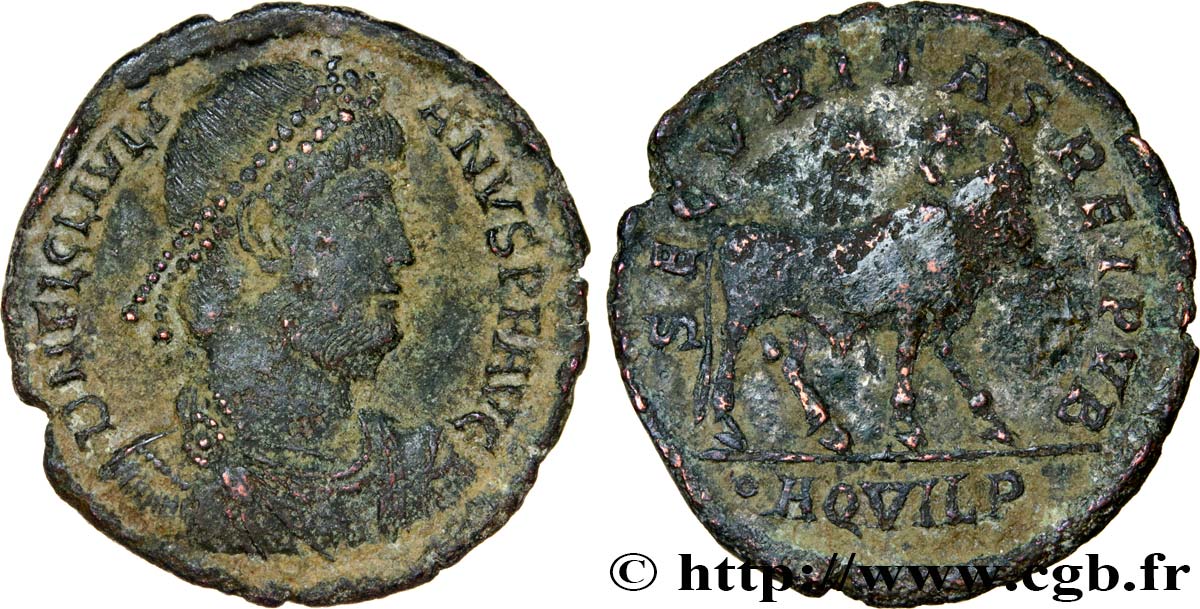 JULIAN II THE PHILOSOPHER Double maiorina, (GB, Æ 1) VF