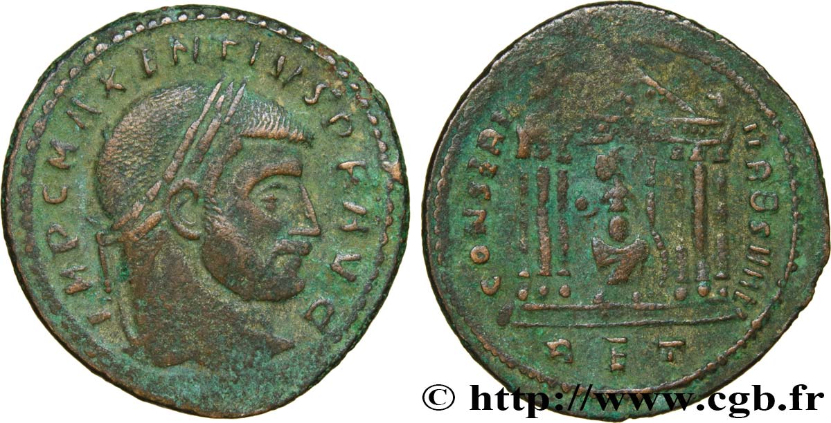 MAXENTIUS Follis ou nummus VF