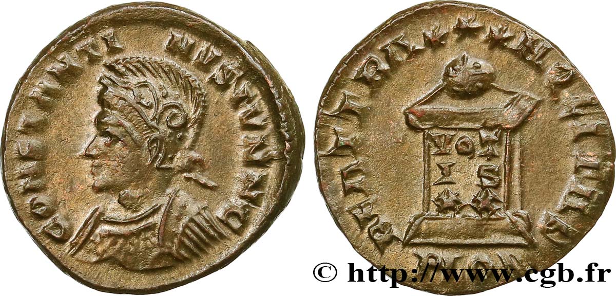 CONSTANTINO II Centenionalis ou nummus FDC