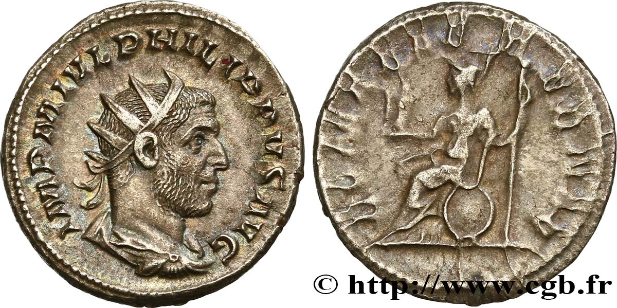 PHILIPPUS I. ARABS Antoninien fVZ/fSS