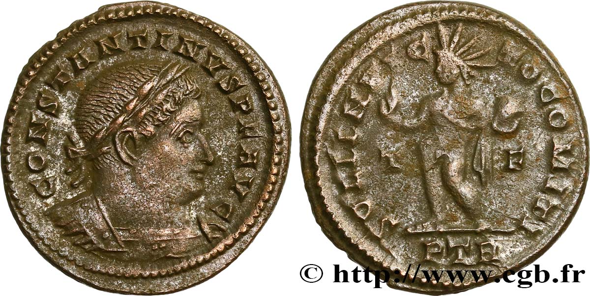 CONSTANTIN Ier LE GRAND Follis ou nummus TTB+/TTB