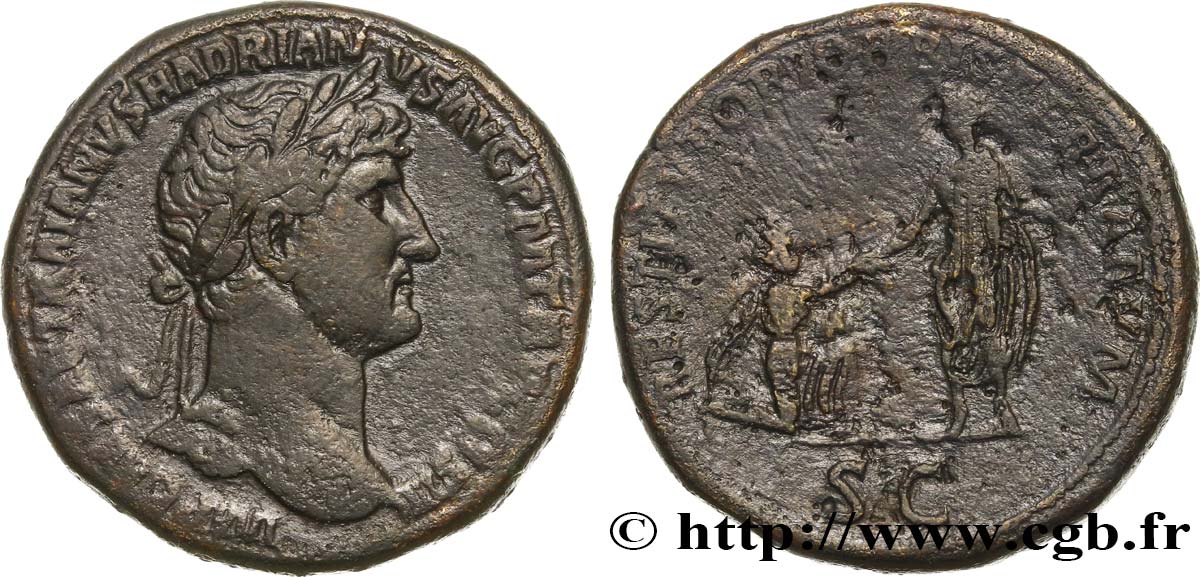 HADRIAN Sesterce XF/VF