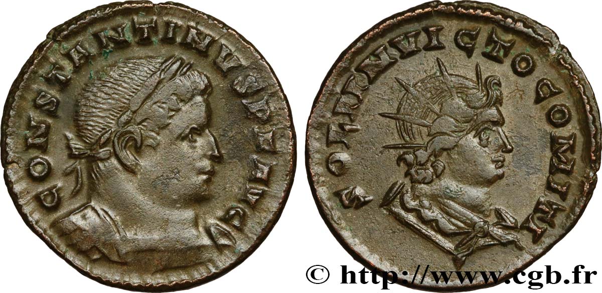 CONSTANTIN Ier LE GRAND Follis ou nummus TTB+