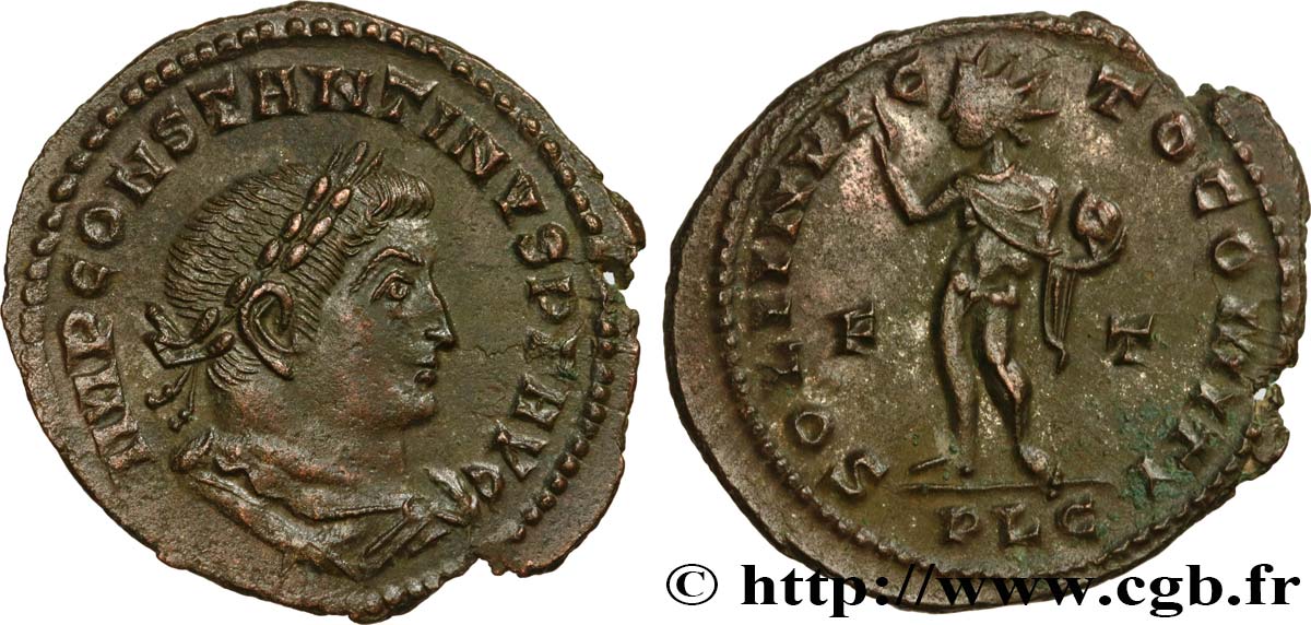 CONSTANTINE I THE GREAT Follis ou nummus AU