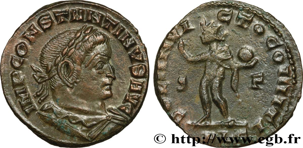 COSTANTINO I IL GRANDE Follis ou nummus SPL/q.SPL