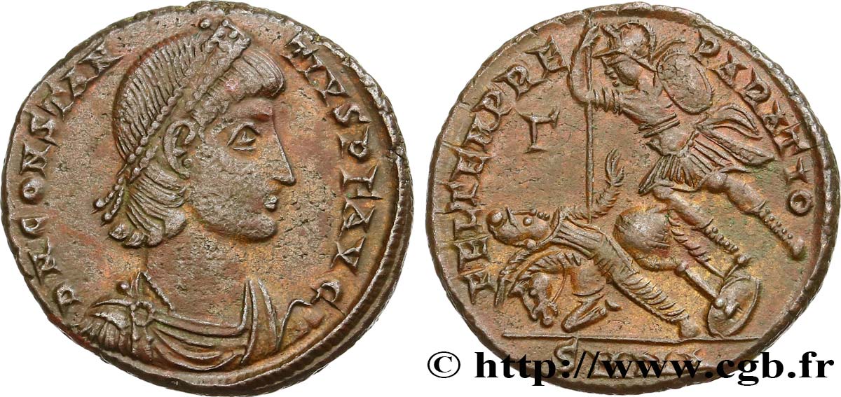 CONSTANTIUS II Maiorina, (MB, Æ 2) VZ