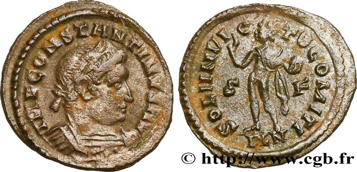 CONSTANTINO I EL MAGNO Follis ou nummus MBC