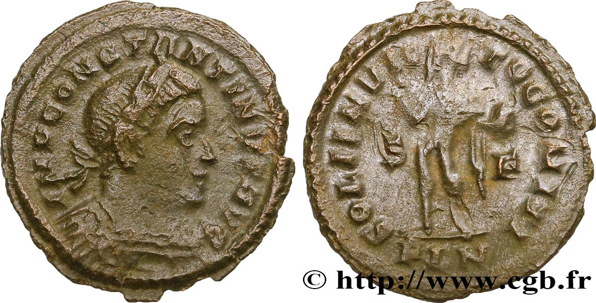 CONSTANTINE I THE GREAT Follis ou nummus VF/VF