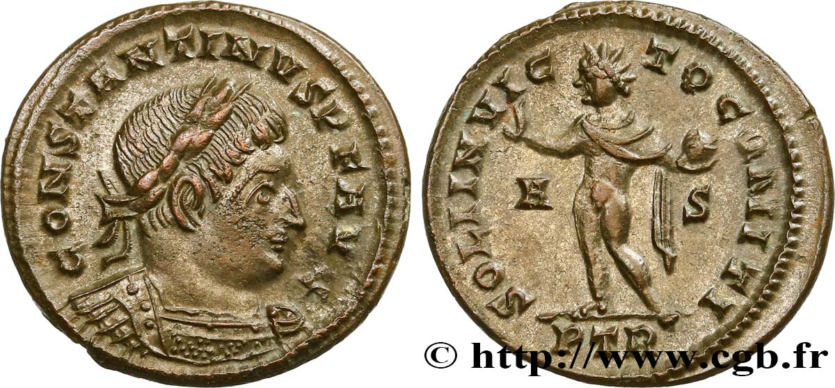 CONSTANTINO I EL MAGNO Follis ou nummus SC
