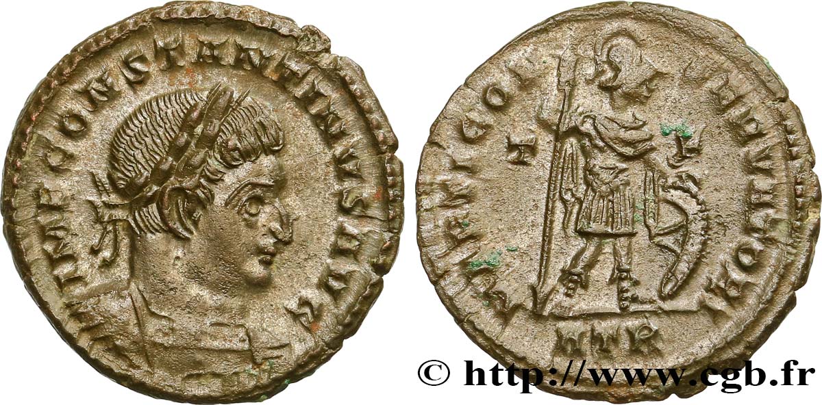 CONSTANTINE I THE GREAT Centenionalis ou nummus AU