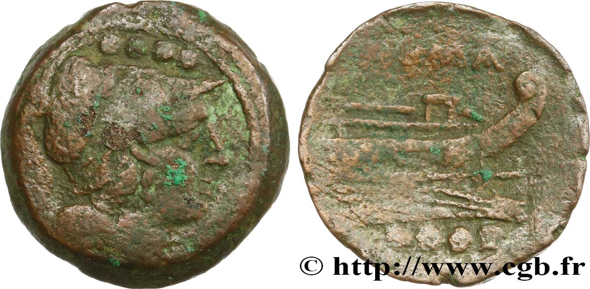 ROMAN REPUBLIC - ANONYMOUS Triens VF