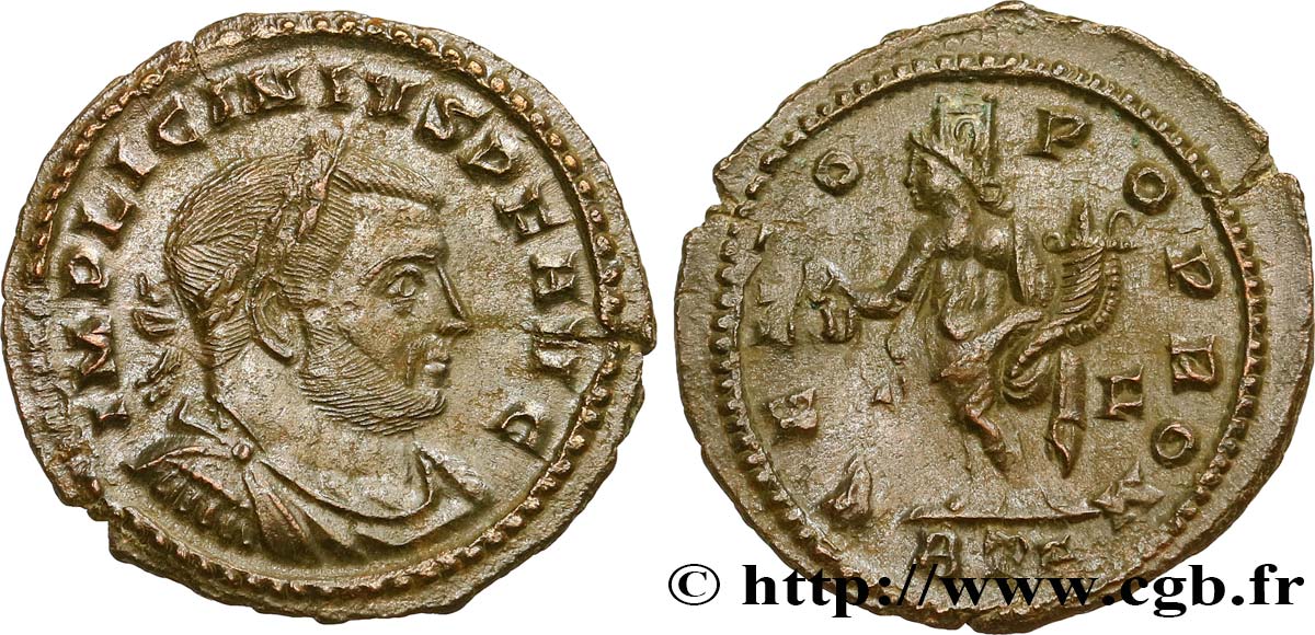 LICINIUS Ier Follis ou nummus TTB+