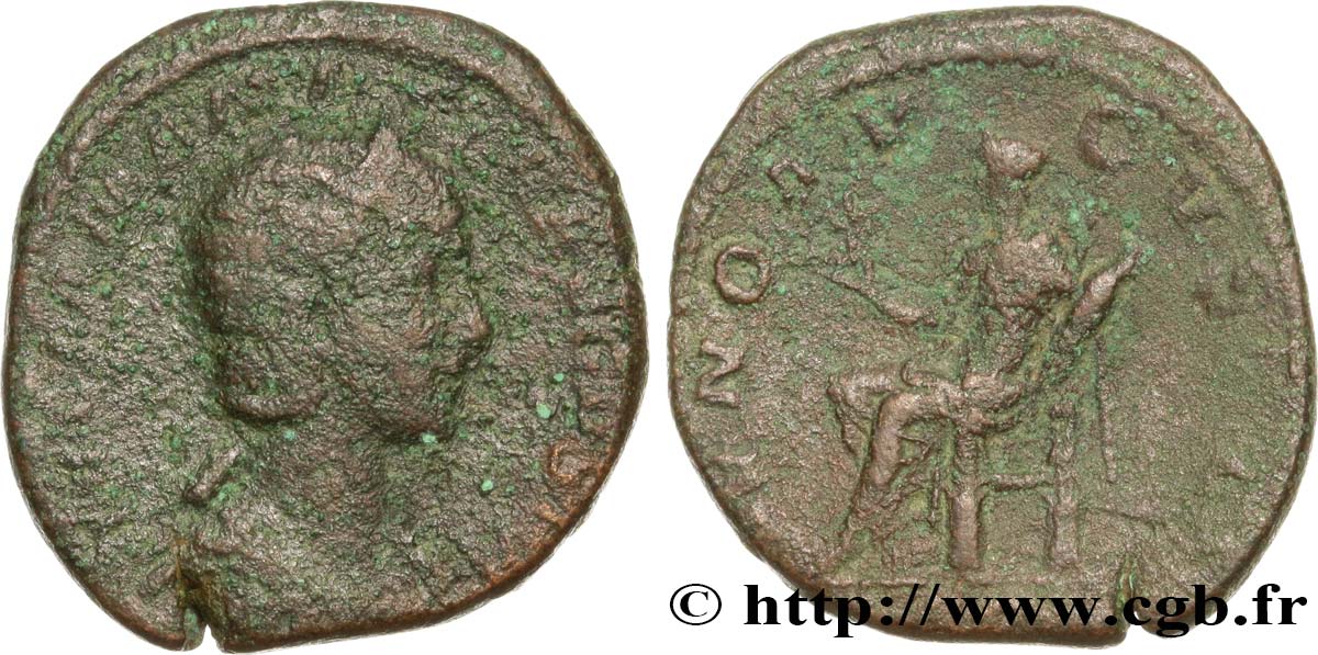 JULIA MAMAEA Sesterce BC/BC+