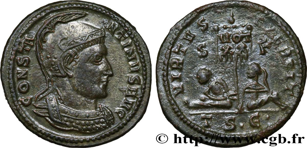 CONSTANTINO I EL MAGNO Centenionalis ou nummus SC/EBC