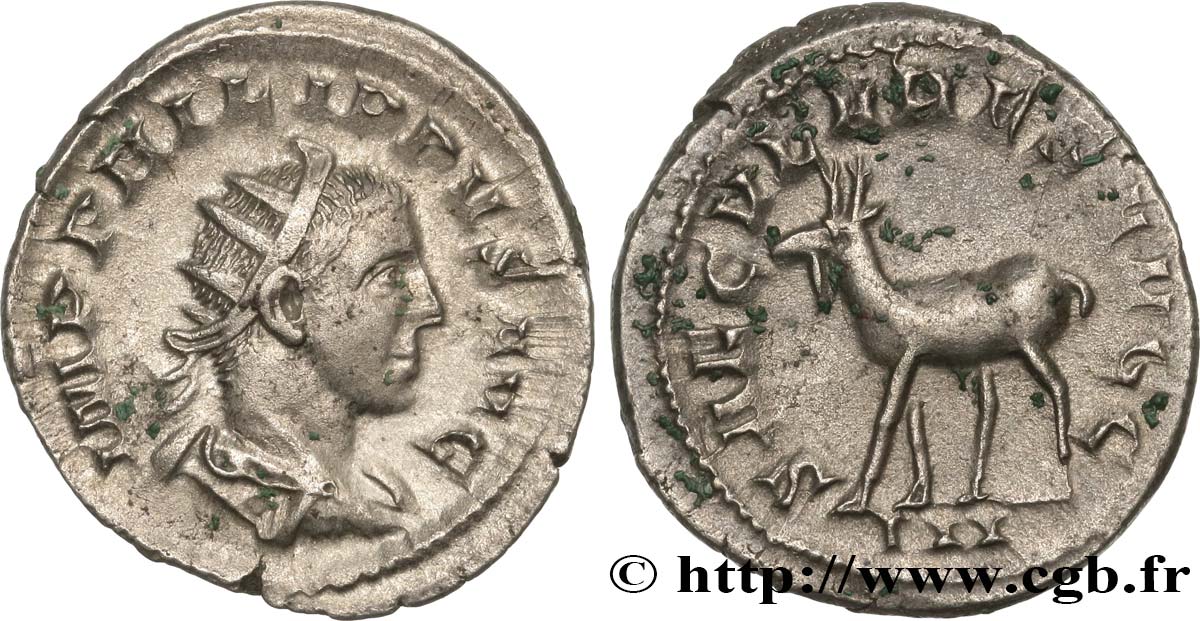 PHILIPPUS II Antoninien XF/AU