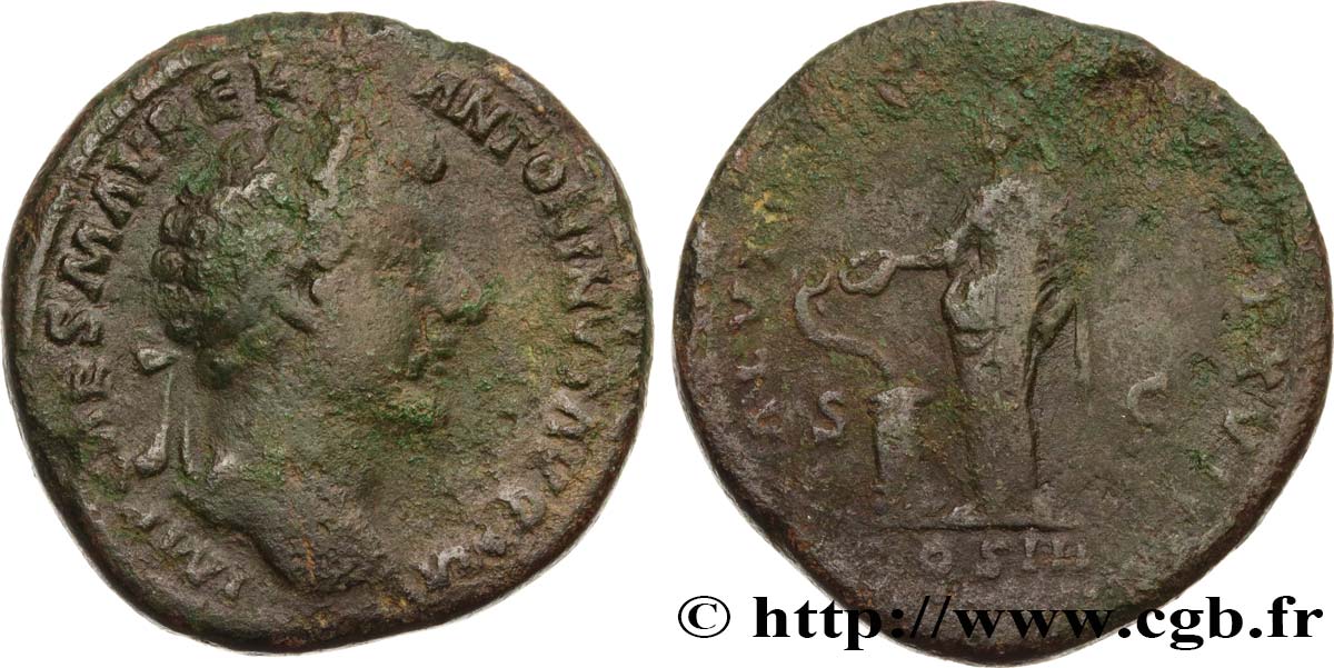 MARCUS AURELIUS Sesterce fSS/S