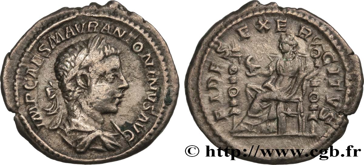 ELAGABALUS Denier fSS/fVZ