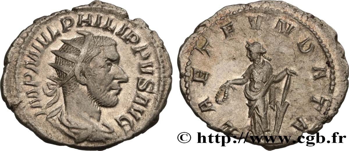 PHILIPPUS I. ARABS Antoninien fVZ