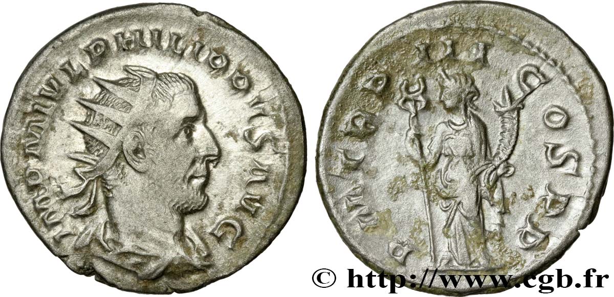 PHILIPPUS I. ARABS Antoninien SS/fVZ