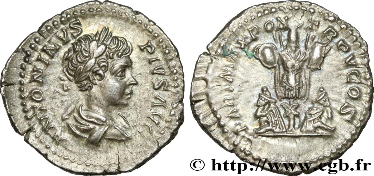 CARACALLA Denier MS