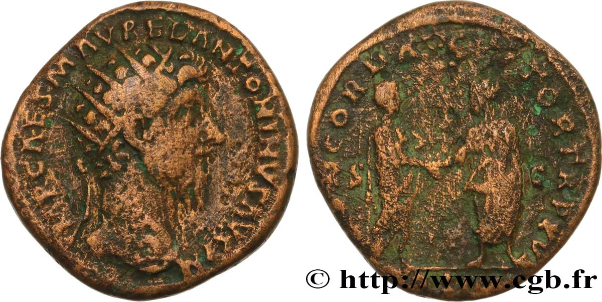 MARC AURÈLE Dupondius TB+