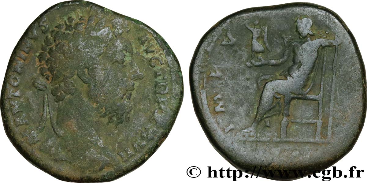 MARCUS AURELIUS Sesterce fSS